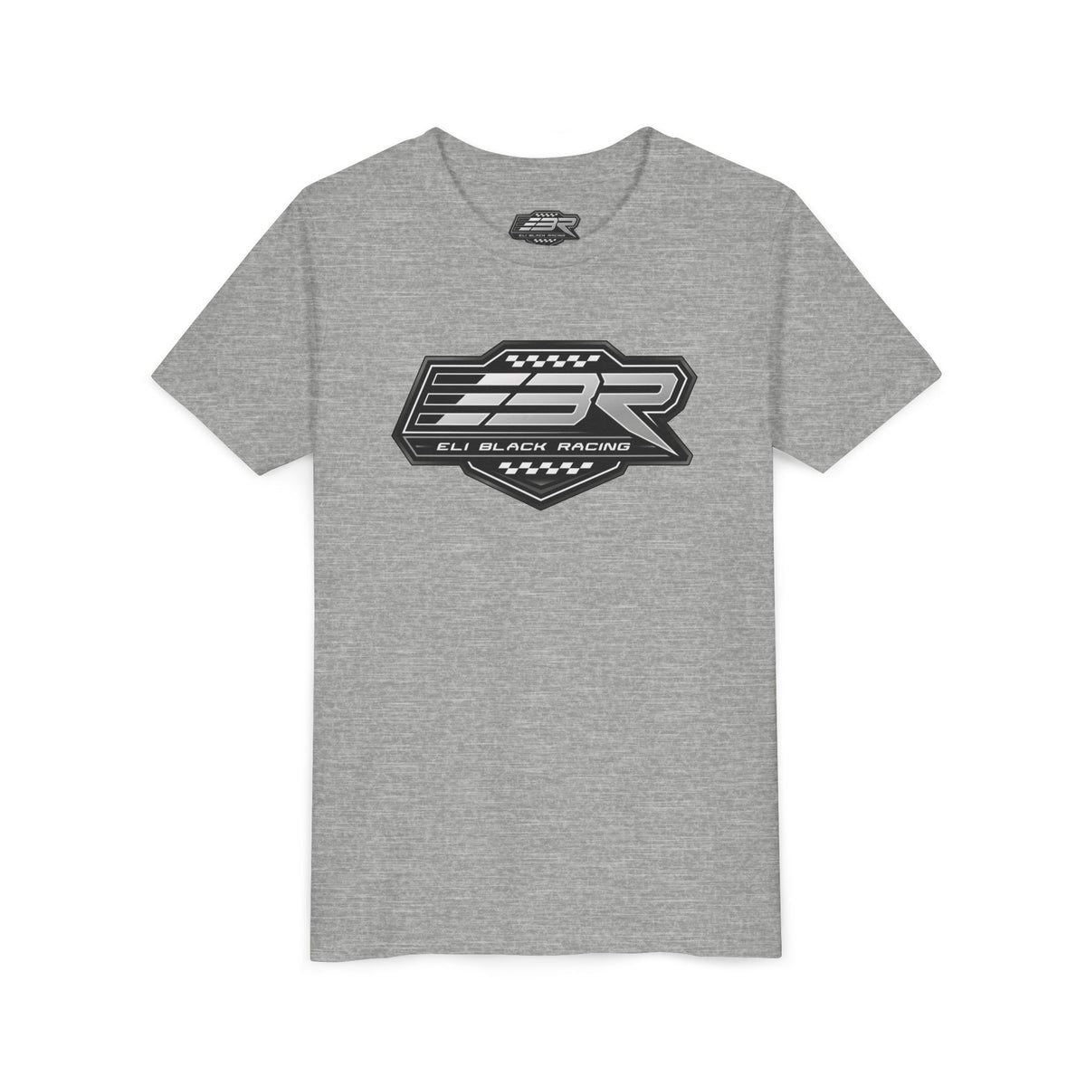 Kids T‑Shirt - Black & White (EBR) logo