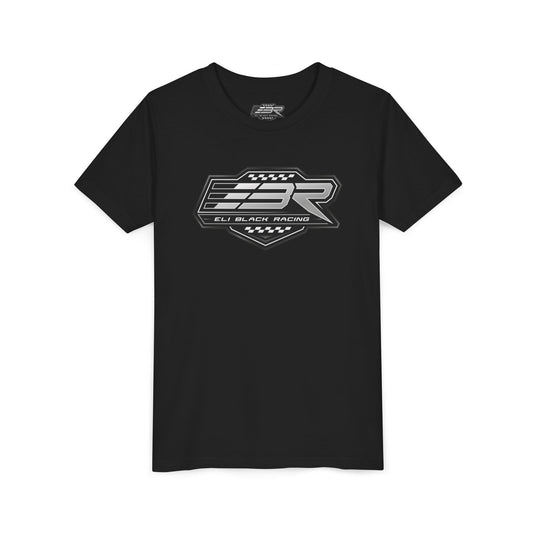 Kids T‑Shirt - Black & White (EBR) logo