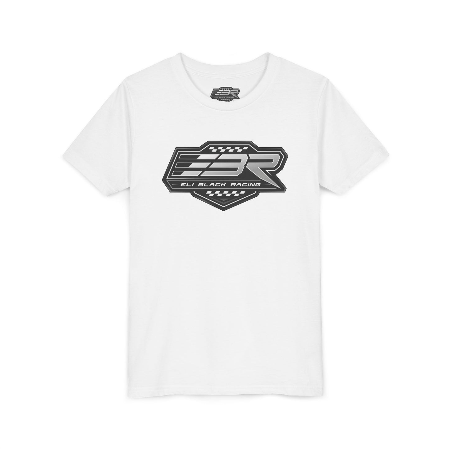 Kids T‑Shirt - Black & White (EBR) logo