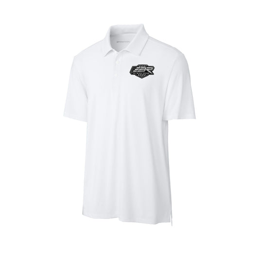 Black/ White Logo - Men's Versa Classic Performance Polo Shirt