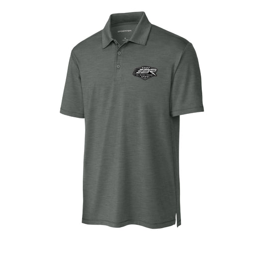 Black/ White Logo - Men's Versa Classic Performance Polo Shirt
