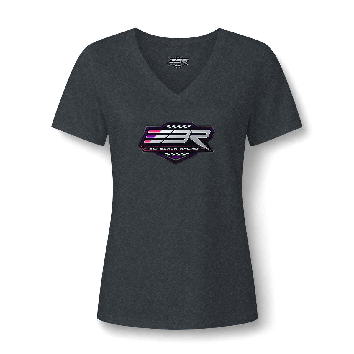 EBR - Ladies Color Logo V-Neck Tee