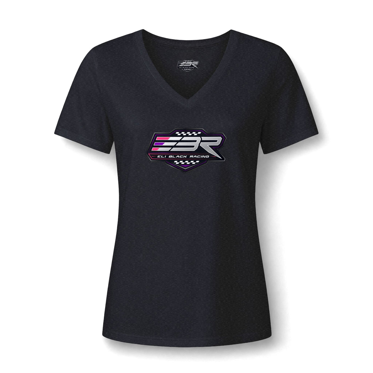 EBR - Ladies Color Logo V-Neck Tee
